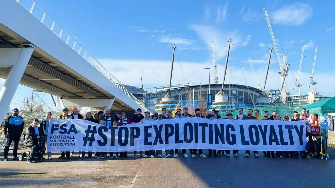 Liverpool and Man City fans unite in ticket price protest after Man Utd £66 hike 1 Vanquish Manipulating Task