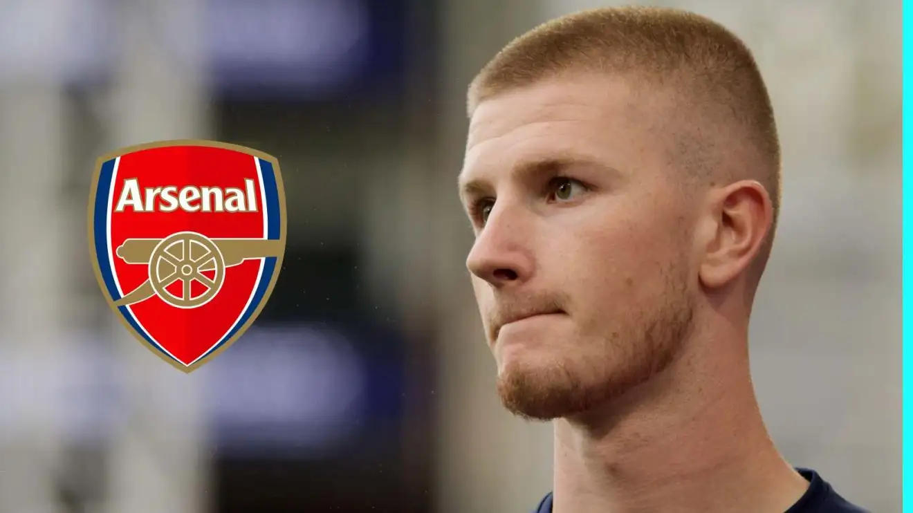 Arsenal rivals 'resigned to losing' England star as Gunners 'hold talks' over £46m transfer 1 Adam Wharton via the Arsenal badge