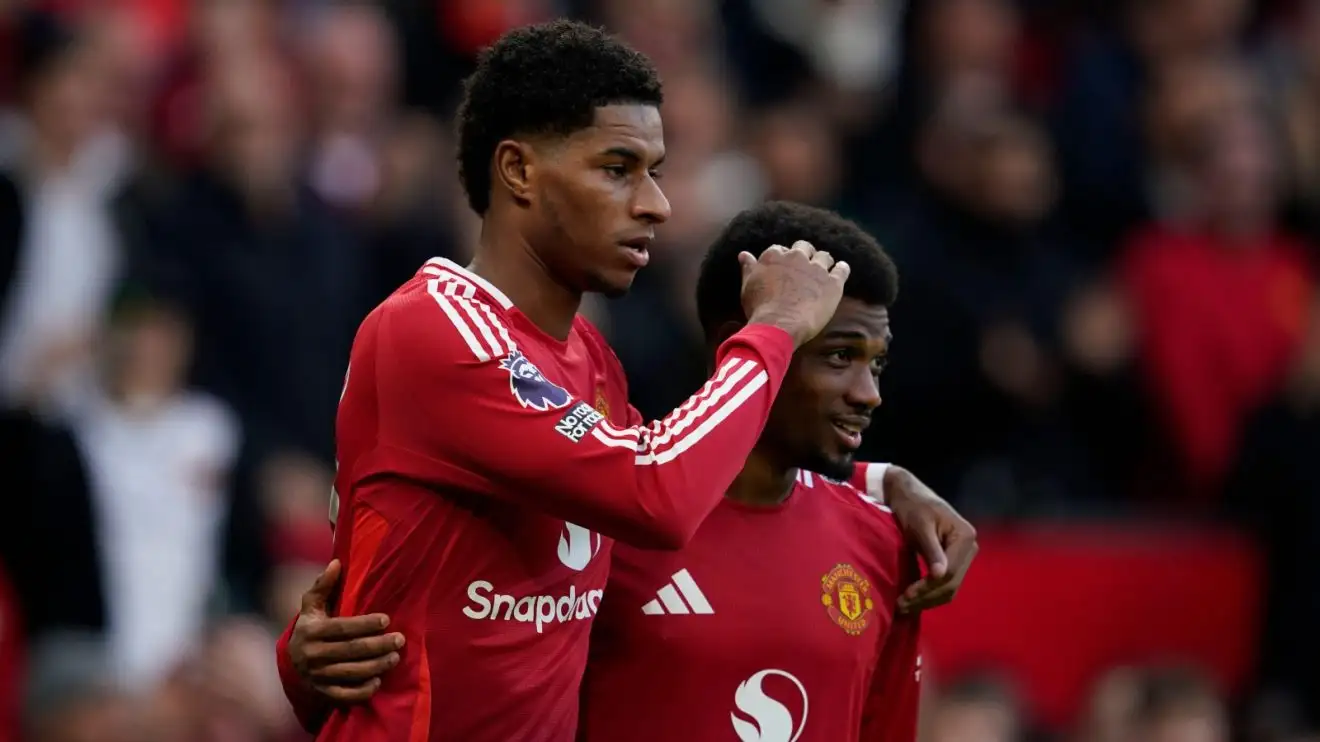 Man Utd slammed for 'very average' display vs Everton as pundit highlights damning Amorim statistic 1 Rashford Diallo