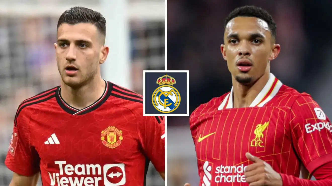 Man Utd name price as Real Madrid eye Red Devils star as alternative to Liverpool defender 1 Man Utd protector Diogo Dalot and also Trent Alexander-Arnold