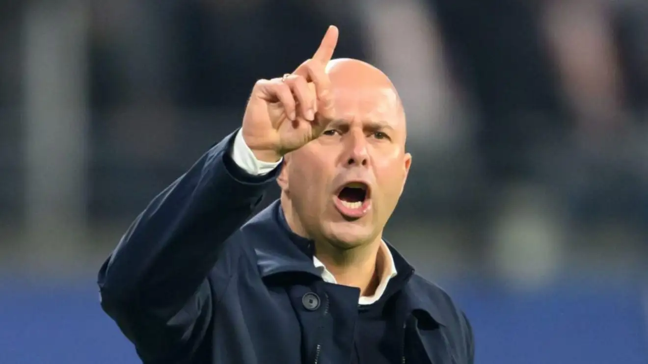 Liverpool: Amazon 'apologise' to Slot after presenter's 'misleading' comment; 'mistake' reason revealed 1 Liverpool head advisor Arne Slot gestures during a suit