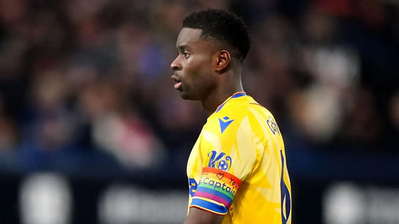 Marc Guehi sympathy in short supply for four massive reasons 1 Crystal Royal abode captain Marc Guehi wrote a post on his rainbow armband