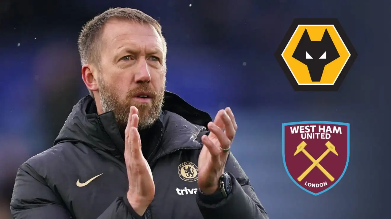 Graham Potter has 'clear preference' as Wolves, West Ham 'make approach' ahead of sackings 1 West Ham-tied Graham Potter