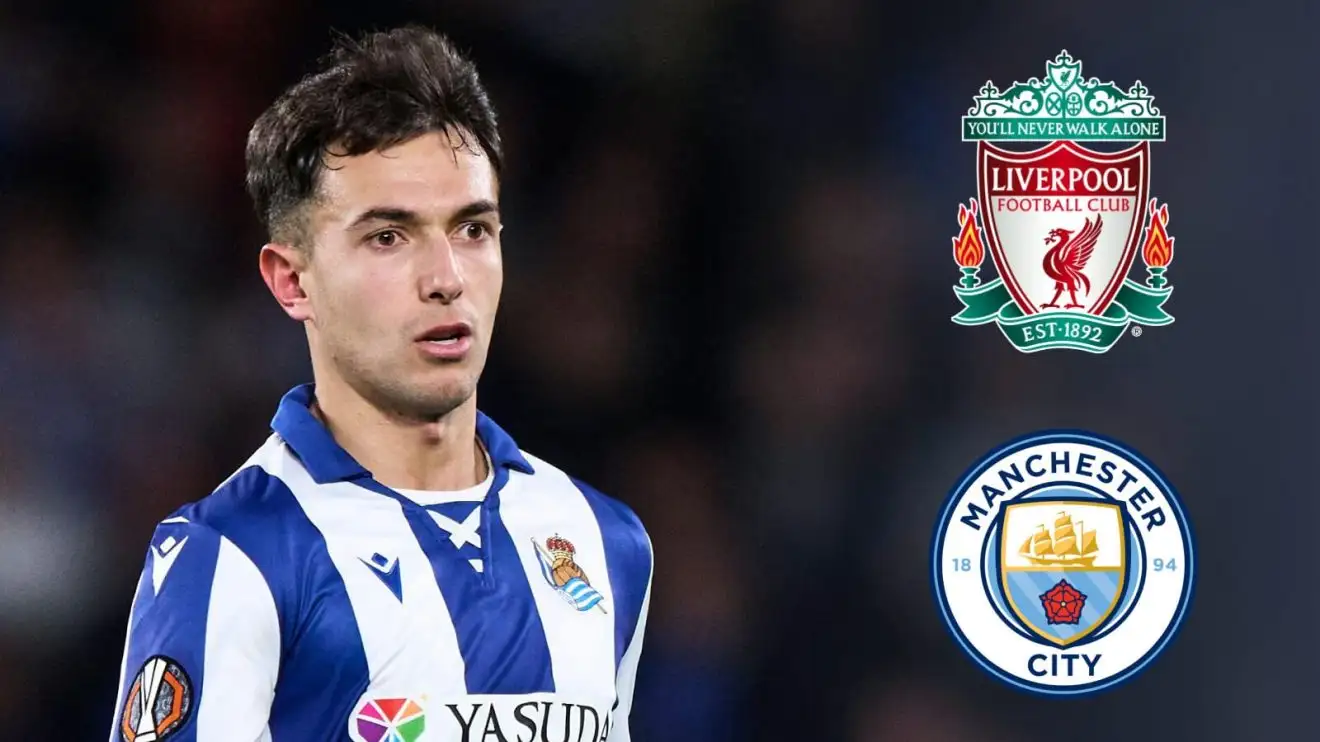 Liverpool blow with Man City tipped to 'blow away' Slot's side and 'agree' £50m 'signing to fix crisis' 1 Liverpool Guy City place Zubimendi