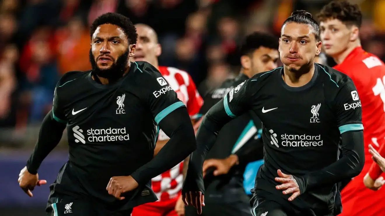 Liverpool double exit to open door to signing 'elevated' £70m PL star in triple swoop 1 Liverpool gamers Joe Gomez as well as Darwin Nunez