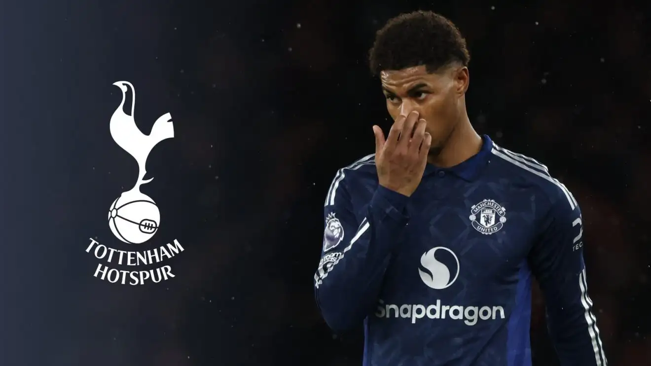 Man Utd 'embarrassment' branded 'a baby' and 'nastily' tipped to join Tottenham 1 Male Utd onward Marcus Rashford
