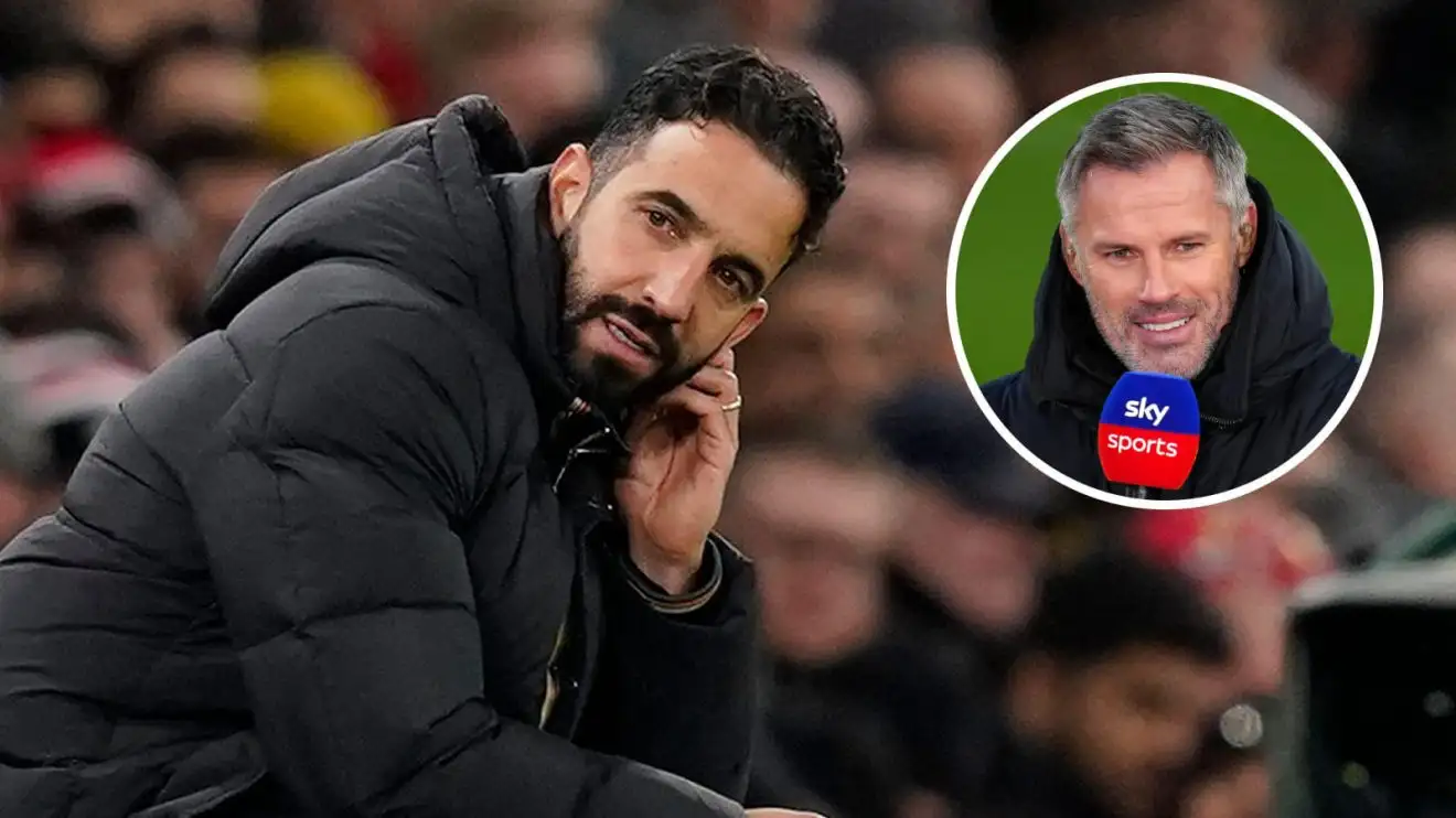Carragher slams Amorim as Man Utd trio 'can't run'; one star branded 'horrific' and 'awful' 1 Amorim Carragher Man Utd