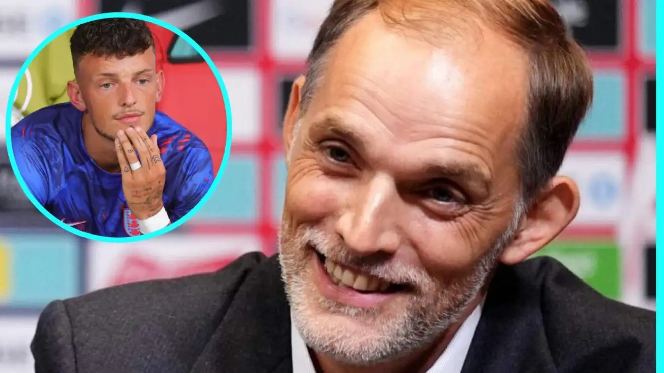 Tuchel will 'reach out' to England outcast White as Arsenal star given 'clean start' with national team 1 England: Thomas Tuchel and Ben White graphic
