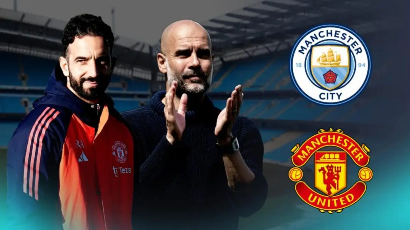 Rashford, Garnacho dropped from Man Utd squad by Amorim as Guardiola leaves us all guessing 1 Ruben Amorim confiscates on Pep Guardiola in the Manchester derby