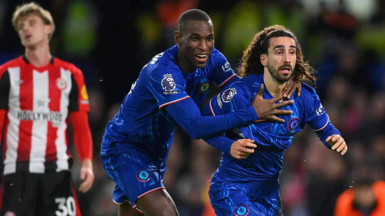Liverpool: 'Alarm bells' over 'in the mix' target as Reds urged to sign 'by far the best' 1 Marc Cucurella celebrates after scoring for Chelsea in a 2-1 Premier League win over Brentford