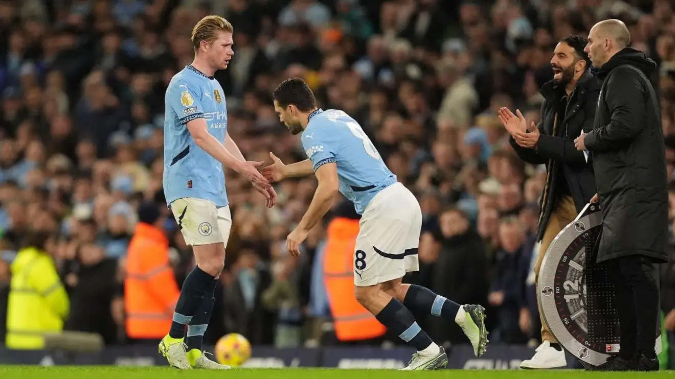 TEN Man City players named for massive clear-out as 'Manchester is red' 1 Kevin de Bruyne renders means for Kovacic