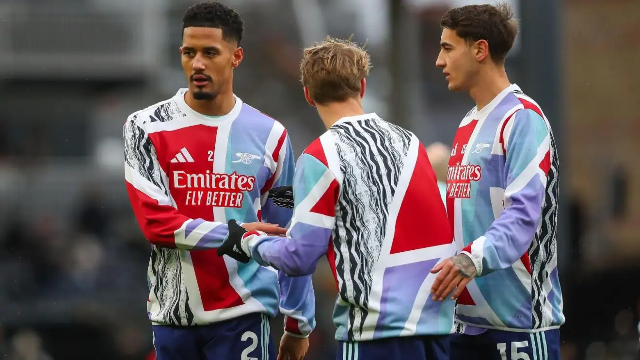 Arsenal defender tells agent to 'find him a new team' after latest Arteta snub 1 c?url=https%3A%2F%2Fd2x51gyc4ptf2q.cloudfront.net%2Fcontent%2Fuploads%2F2024%2F12%2F16123331%2FJakub Kiwior William Saliba F365