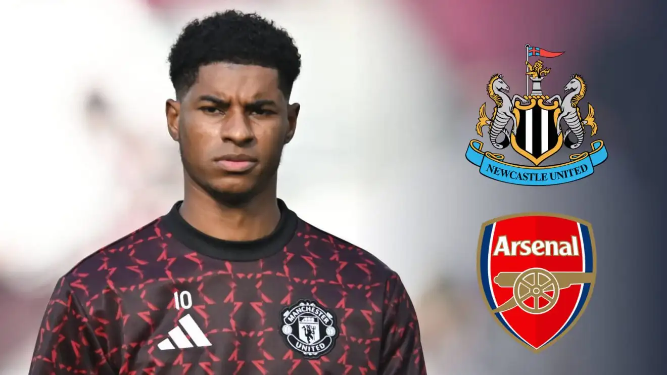 Marcus Rashford to Newcastle United 'makes enormous sense' but Arsenal touted too 1 Marcus Rashford using Newcastle and Arsenal badges