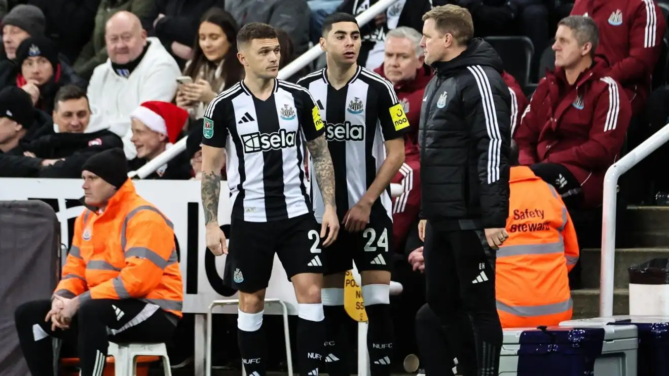 'Problem' revealed as Leicester plan Chelsea transfer talks; Van Nistelrooy also keen on Newcastle winger 1 Newcastle pair Miguel Almiron and Kieran Trippier coming on