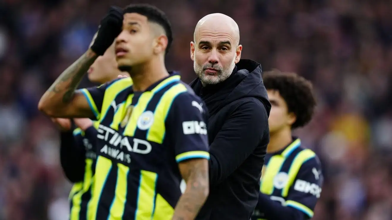 Man City given Pep Guardiola resignation message after Aston Villa defeat 1 Male Municipal void pinnacle pet Pep Guardiola