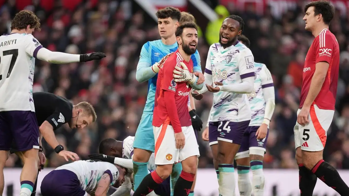 Man Utd 0-3 Bournemouth: Amorim can't halt Old Trafford mess as Iraola's men run riot 1 Individual Utd midfielder Bruno Fernandes