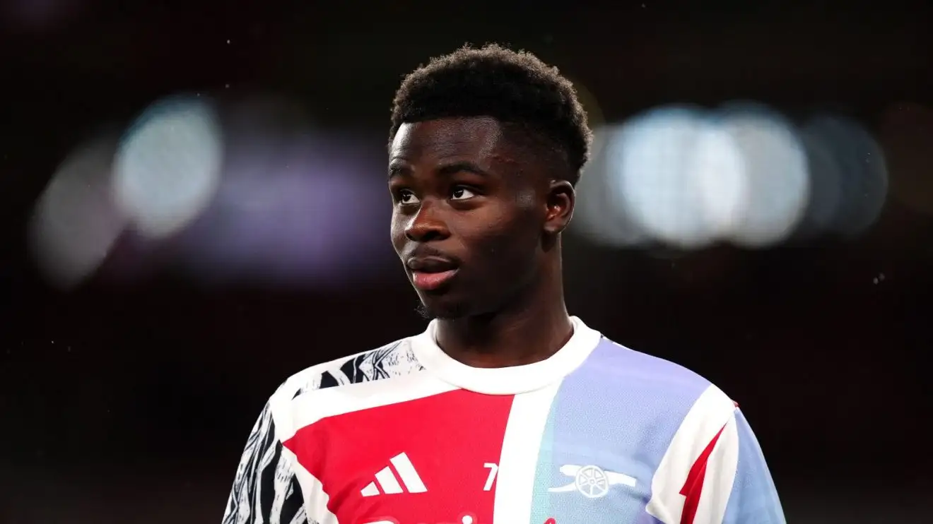 Arsenal 'fear' Bukayo Saka 'will be out until March' after tearing hamstring vs Crystal Palace 1 Arsenal winger Bukayo Saka