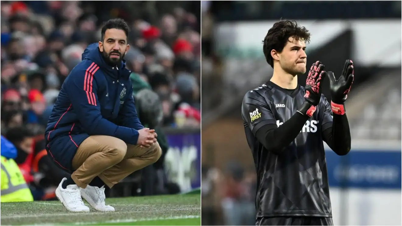 Man Utd: Amorim 'wants' one player 'out now' as Red Devils target Pro League sensation to replace him 1 Amorim Lammens Guy Utd