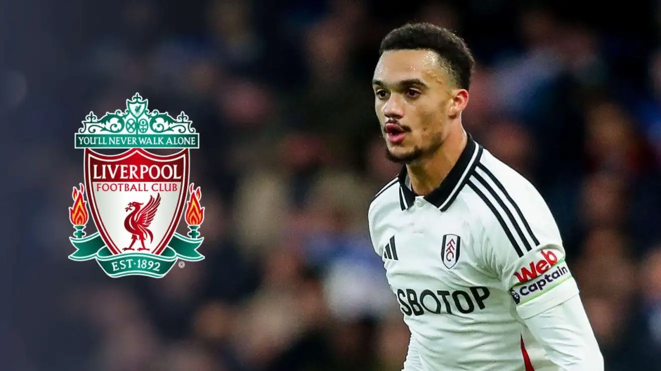 Antonee Robinson to Liverpool? Transfer expert reveals January move 'could happen' 1 Fulham protector Antonee Robinson via the Liverpool badge
