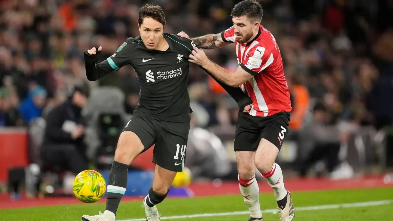 Federico Chiesa 'already looking for way out' of Liverpool after four appearances under Arne Slot 1 Liverpool adversary Federico Chiesa throughout a Carabao Cup match