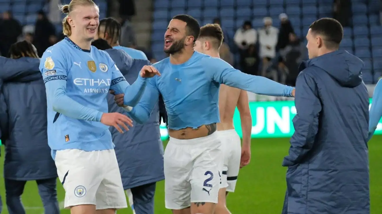 Man City star 'close' to 'shock' transfer to PL rivals amid 'medical' reveal - 'significant coup' 1 Kyle Walker celebrates a win