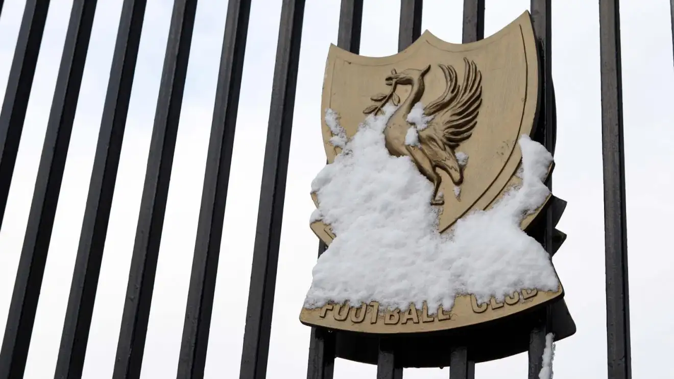 Liverpool vs Man Utd clash at risk of postponement with amber weather warning in place 1 Liverpool gateways framed in snow