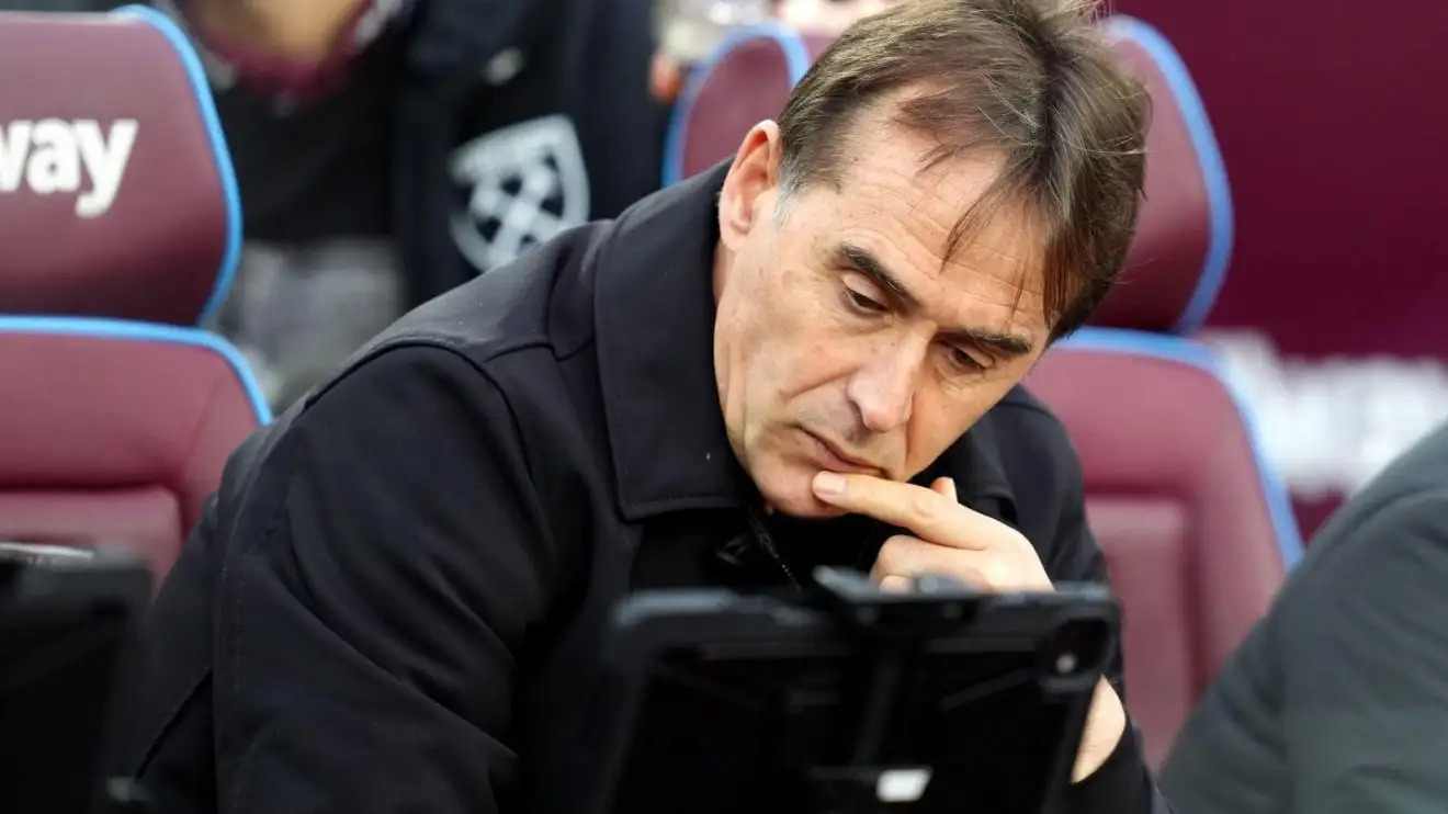 West Ham ask Lopetegui to 'take training' before sacking him for Graham Potter on Wednesday 1 West Ham head adviser Julen Lopetegui during a match