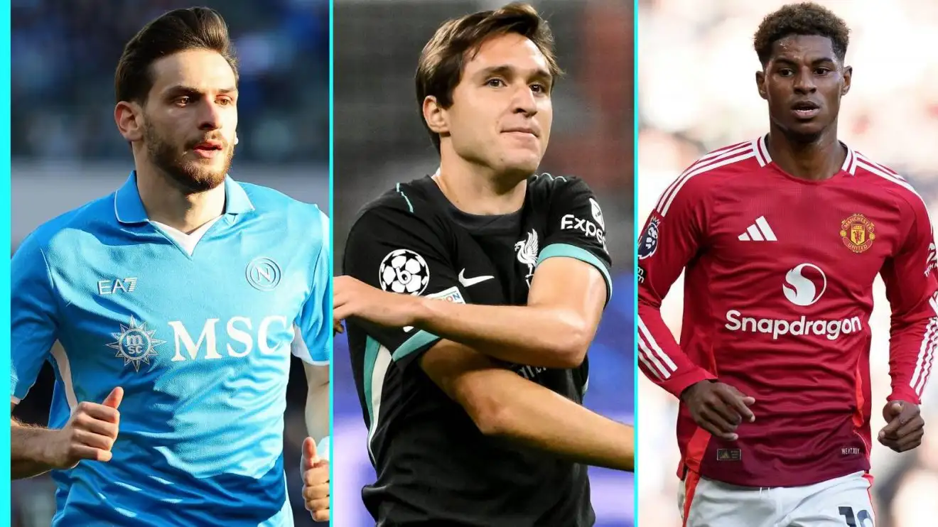 Man Utd hijack sees Euro giants 'consider' Liverpool star with Marcus Rashford link-up mooted 1 Khvicha Kvaratskhelia, Federico Chiesa and also Marcus Rashford