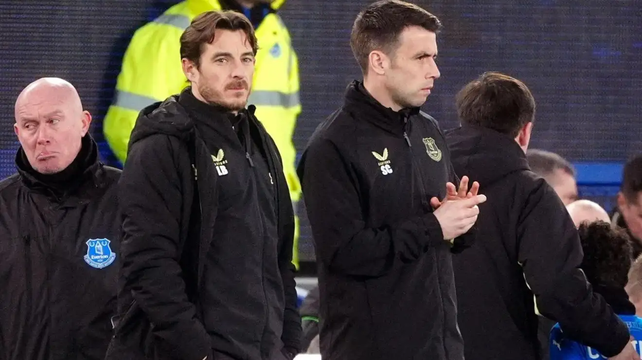 Everton caretaker managers Leighton Baines and Seamus Coleman