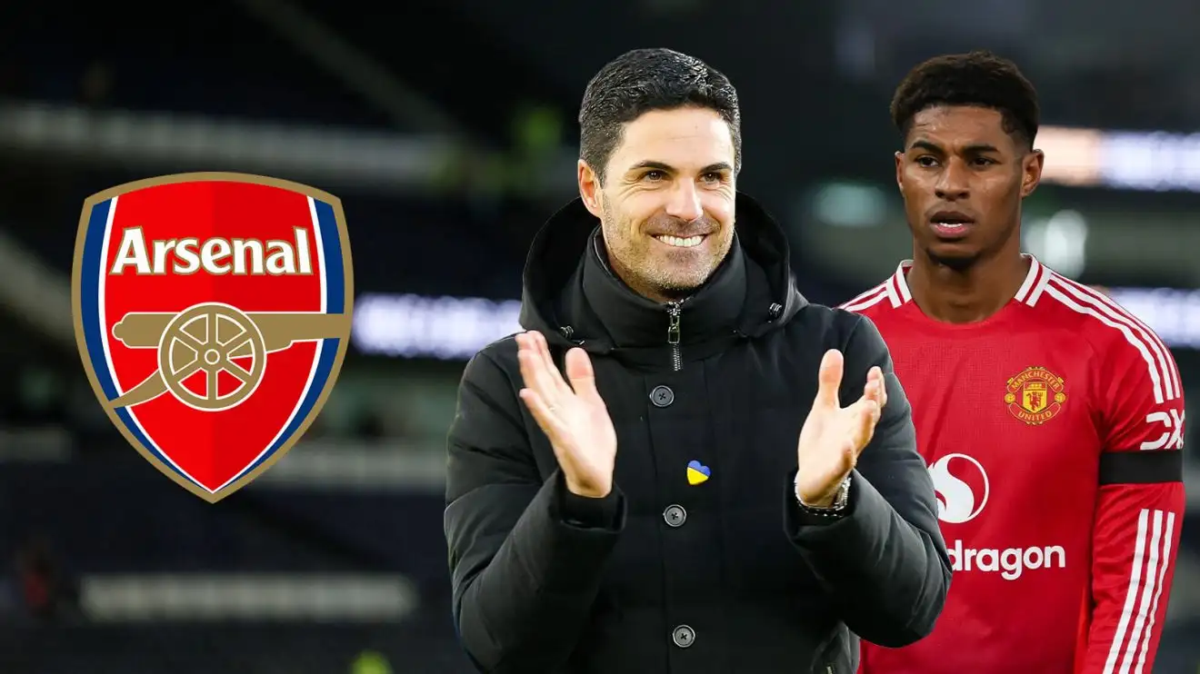 Rashford transfer: Arsenal make shock €25m 'phone call' bid to beat Milan, Spurs to Man Utd star 1 Arteta Rashford Medley