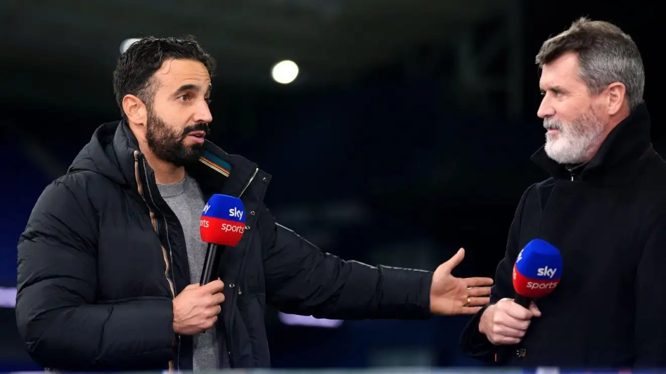 Keane slams Amorim over 'unfair' Man Utd call in 'boring' win over Leicester 1 Manchester United train Ruben Amorim via Firmament Sports technician Roy Keane