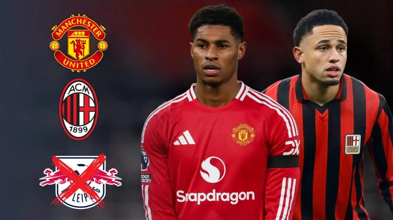 Man Utd transfer blow as 'failed medical' sees 'deal collapse' as player 'not ready for action' 1 Male Utd forward Marcus Rashford and also Noah Okafor
