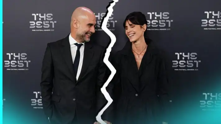 Man City: Real Madrid-linked Walker confirms transfer stance as Saudi Arabia decision 'made' 13 Pep Guardiola and his wife have hole