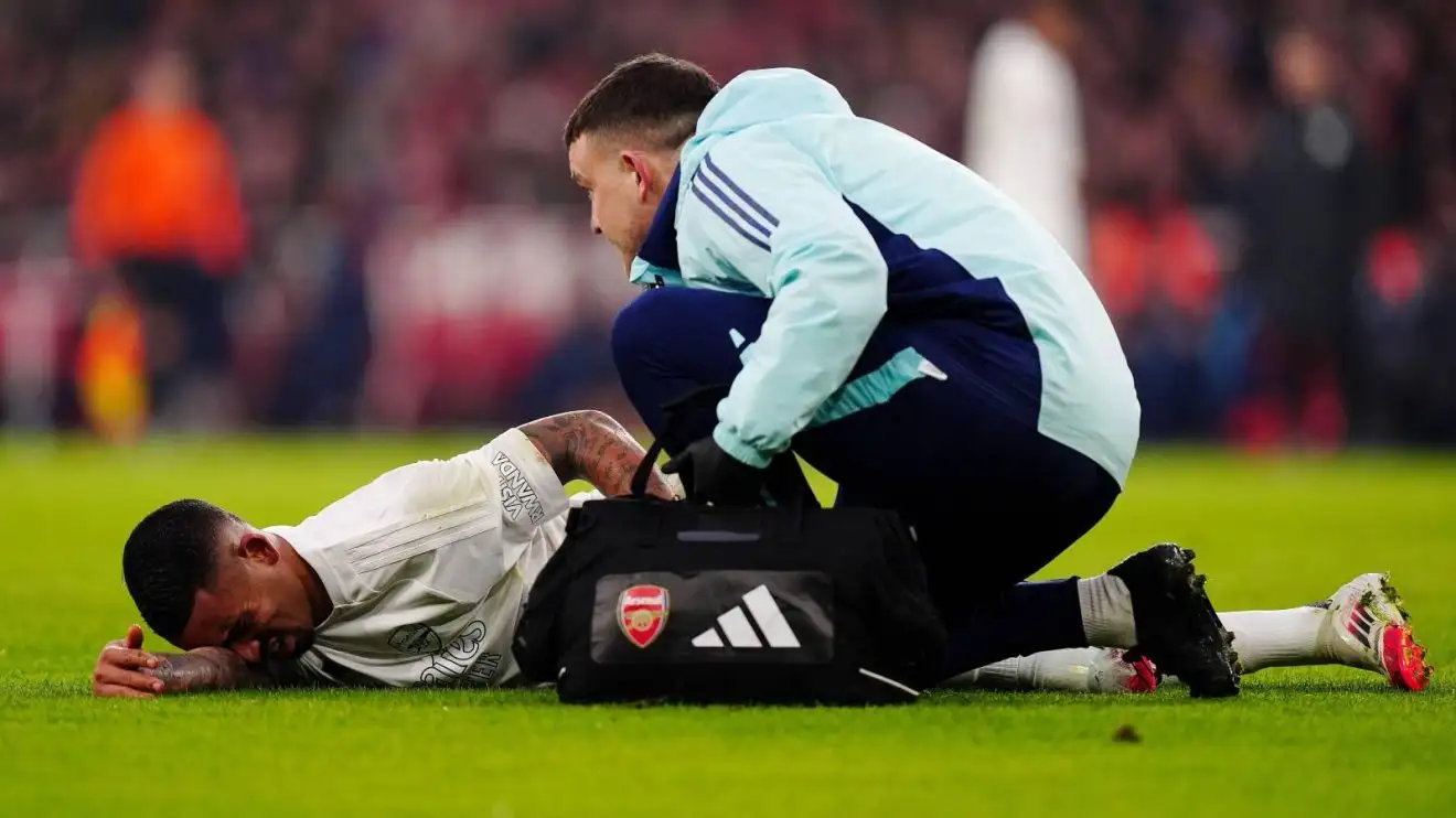 Arsenal injury blow: Arteta signing out for season as Gunners confirm striker 'will undergo surgery' 1 Arsenal demonstrator Gabriel Jesus retrieves treatment for a knee injury