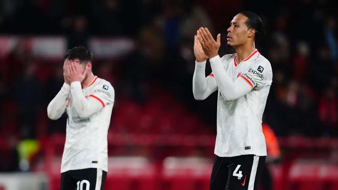 Liverpool are 'bottle jobs' who are 'reverting to the mean' in usual January slump 1 Virgil van Dijk and Alexis Mac Allister