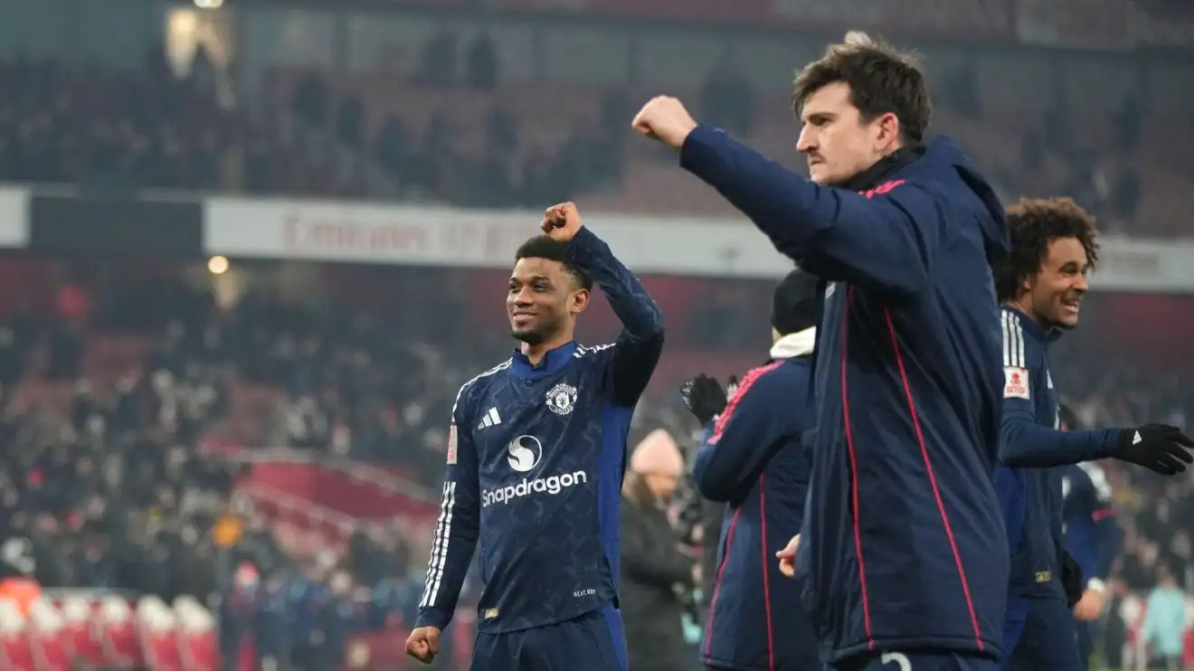 Man Utd extension for 'embarrassing' Amorim favourite has saved the Red Devils £70m 1 Male Utd duo Harry Maguire and also Amad Diallo