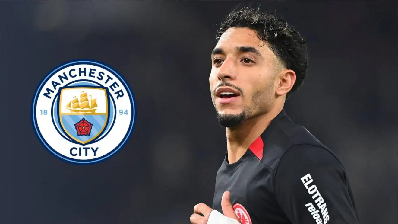 Marmoush 'set to join Man City' as transfer expert confirms major breakthrough: 'The plan is...' 1 Omar Marmoush with the Male Metropolis badge