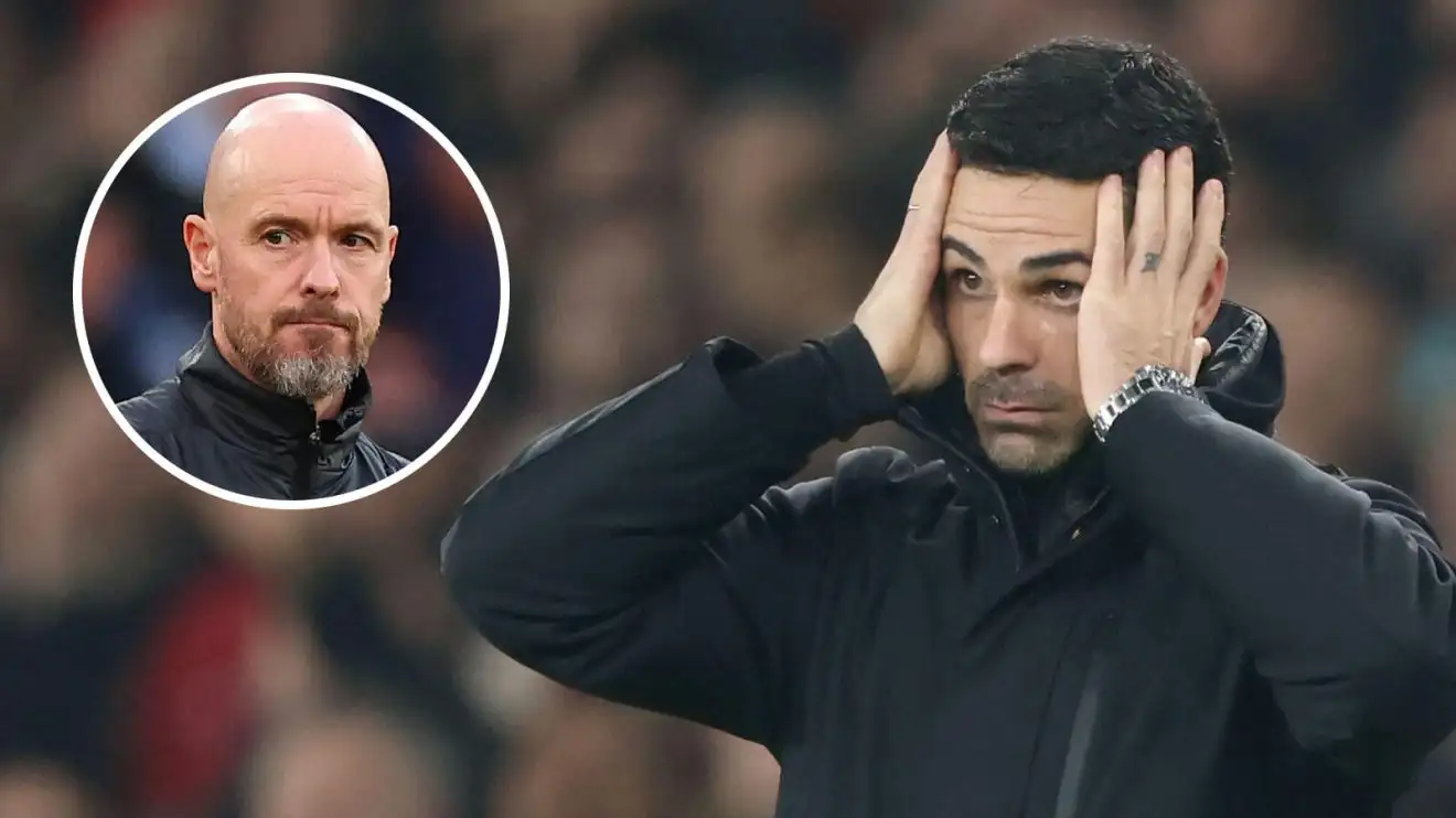Arsenal: Title 'turning point' sees Arteta reach 'ceiling' and enter the same 'tier' as Ten Hag 1 Arsenal top pooch Mikel Arteta and Erik ten Hag