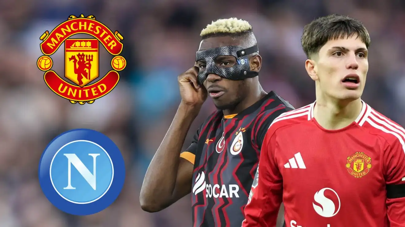 Man Utd transfer: Euro giants offer 'discount' to Red Devils over striker target after two Garnacho bids 1 Male Utd winger Alejandro Garnacho and also Victor Osimhen