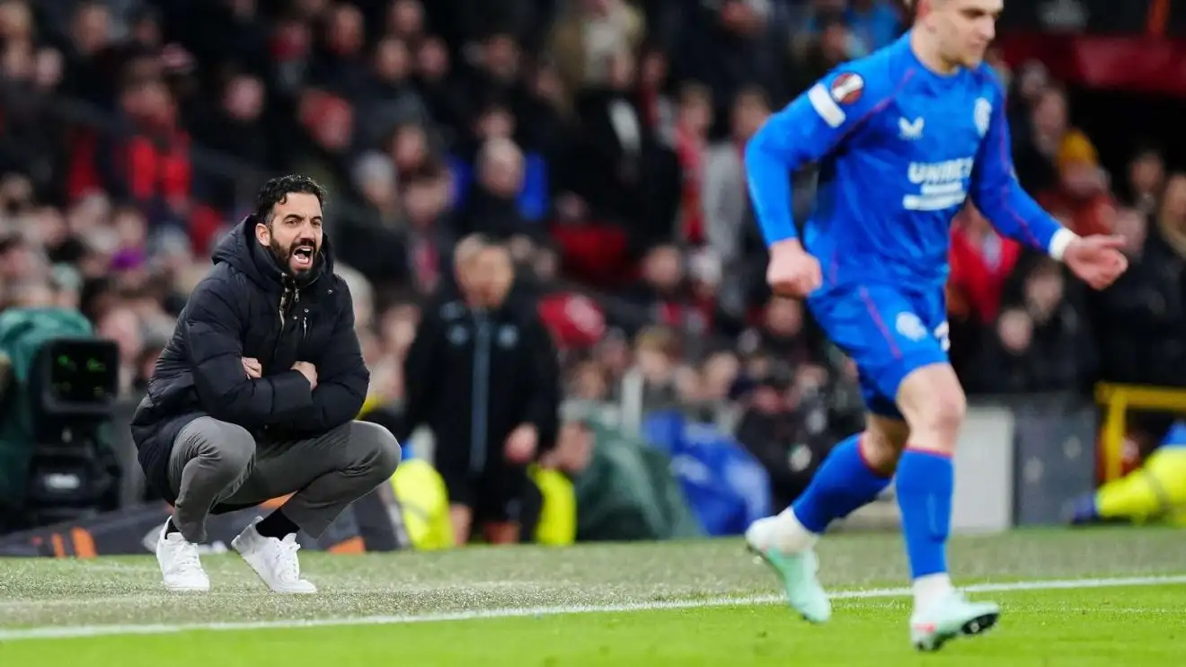 Man Utd: Amorim expresses 'importance' of Rangers win as Red Devils crave February rest 1 Guy Utd head coach Ruben Amorim watches on throughout a match