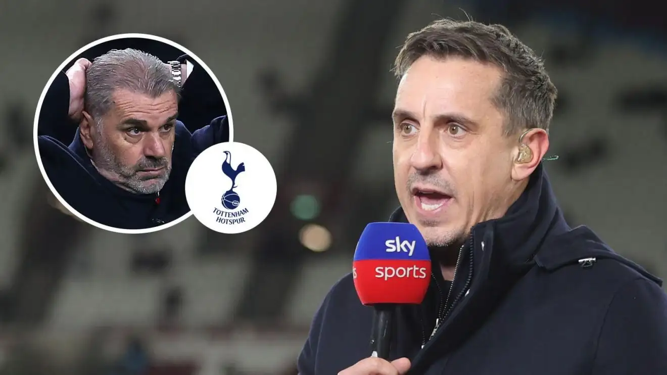 Neville predicts Postecoglou sack date with Tottenham, Levy to 'act' on 'toxic' situation - 'it kills you' 1 Neville Postecoglou sack Tottenham
