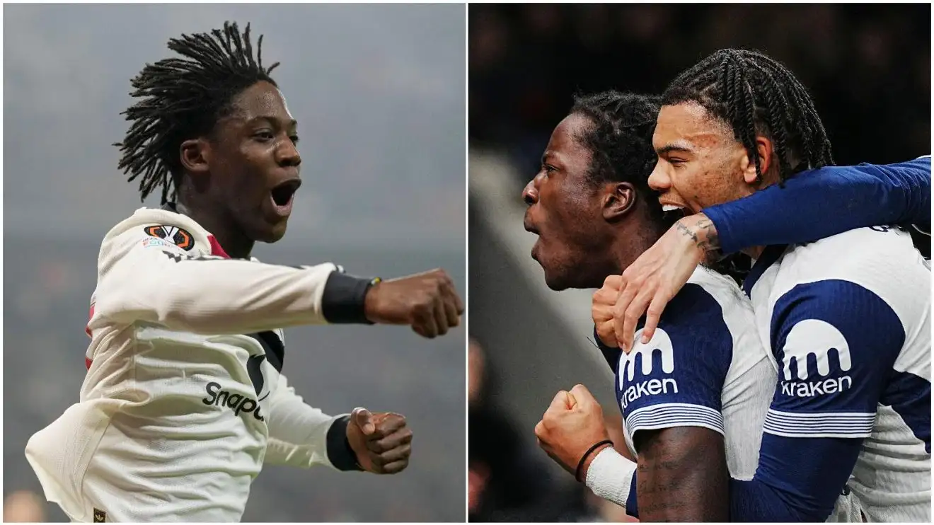 Kobbie Mainoo, Dane Scarlett and Damola Ajayi