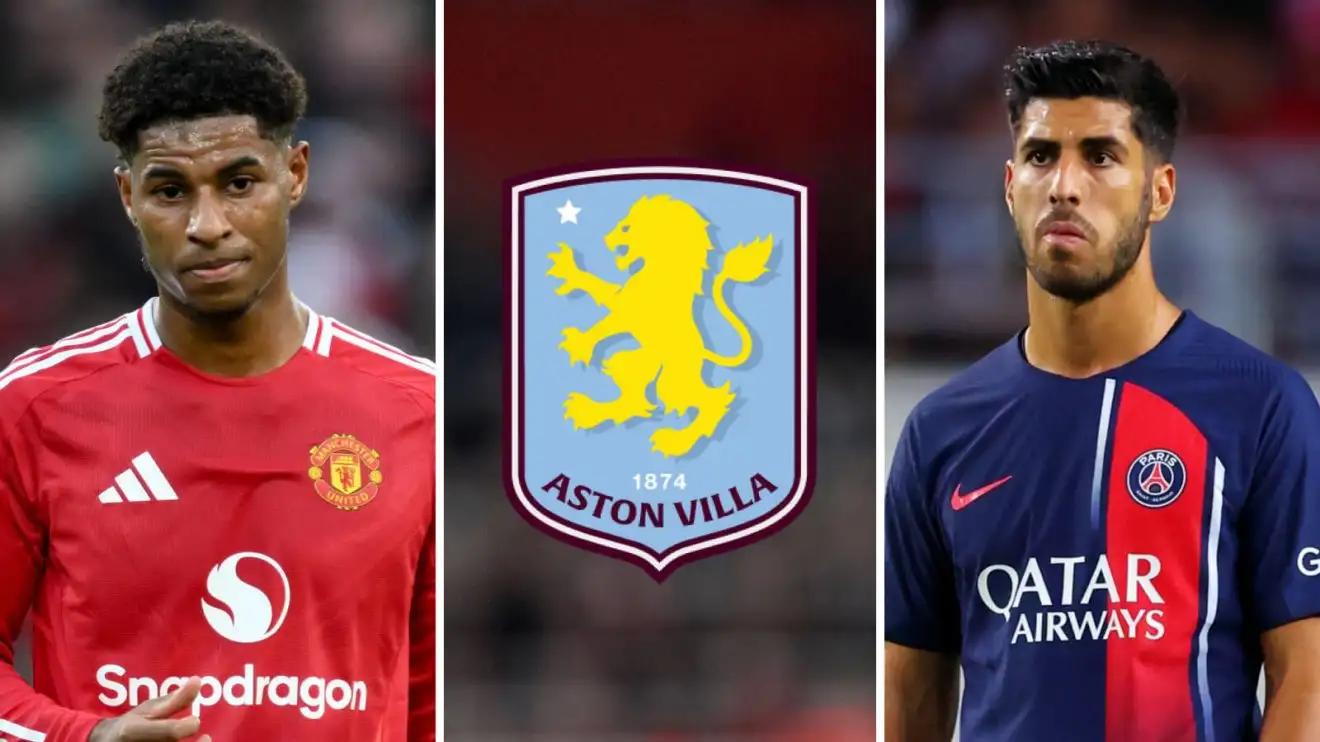 Aston Villa given green light to follow Rashford coup with stunning raid for 18 G/A PSG attacker 1 Marcus Rashford, Marco Asensio, Aston Villa