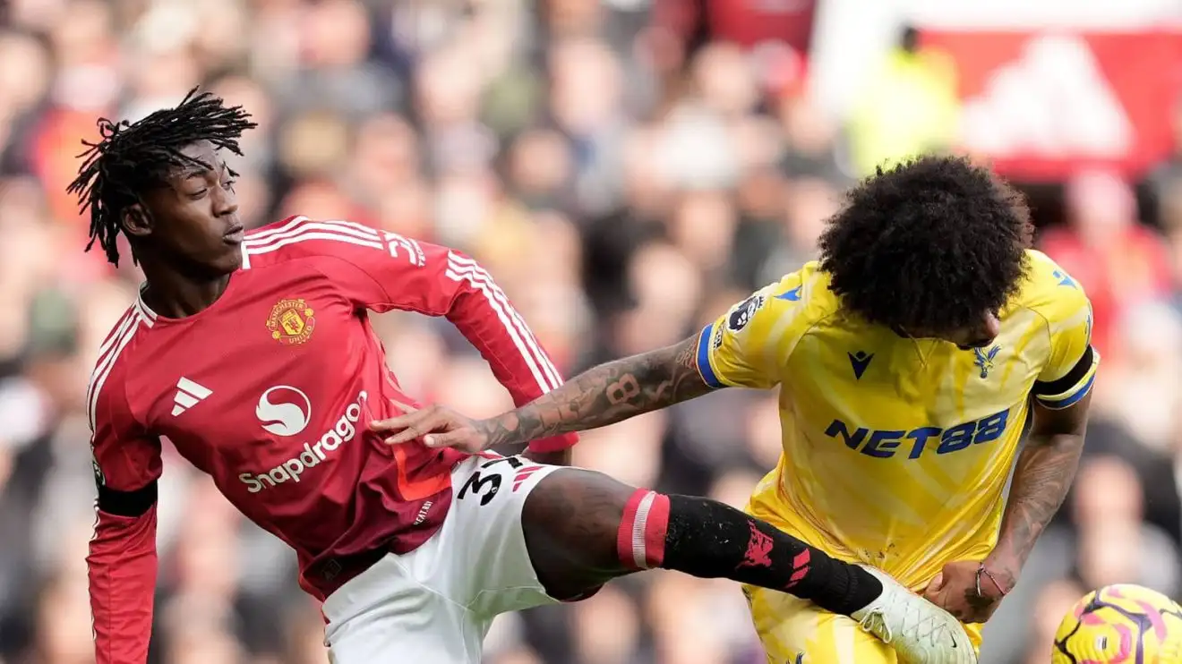 Man Utd 0-2 Crystal Palace: United limit themselves with odd striker call preceding latest loss 1 Kobbie Mainoo, Manchester United, February 2025