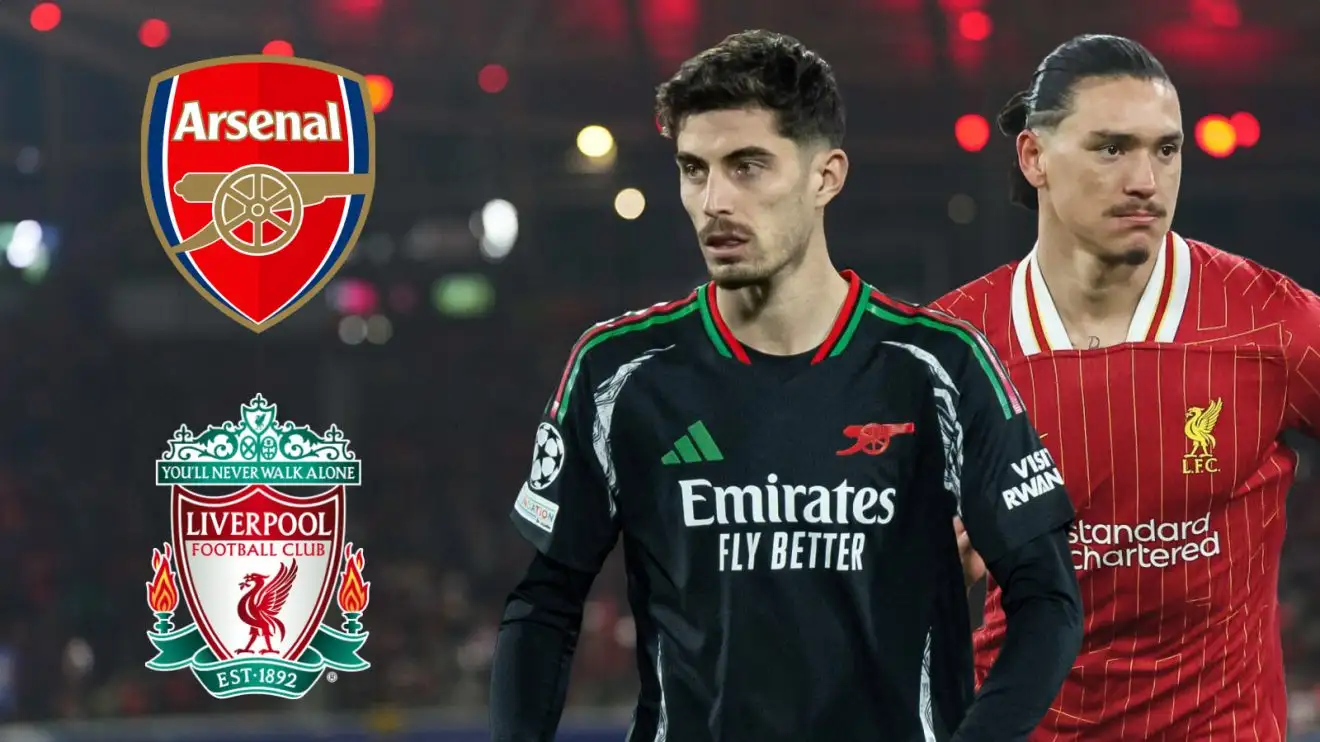 Arsenal would take 'chaotic' Liverpool striker over Havertz 1 Darwin Nunez and also Kai Havertz