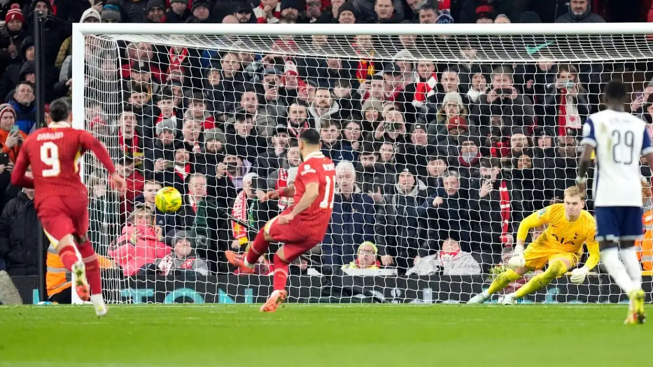 Liverpool embarrass Ange Postecoglou, Spurs to reach Carabao Cup final v Newcastle 1 Liverpool onward Mohamed Salah ratings a fine