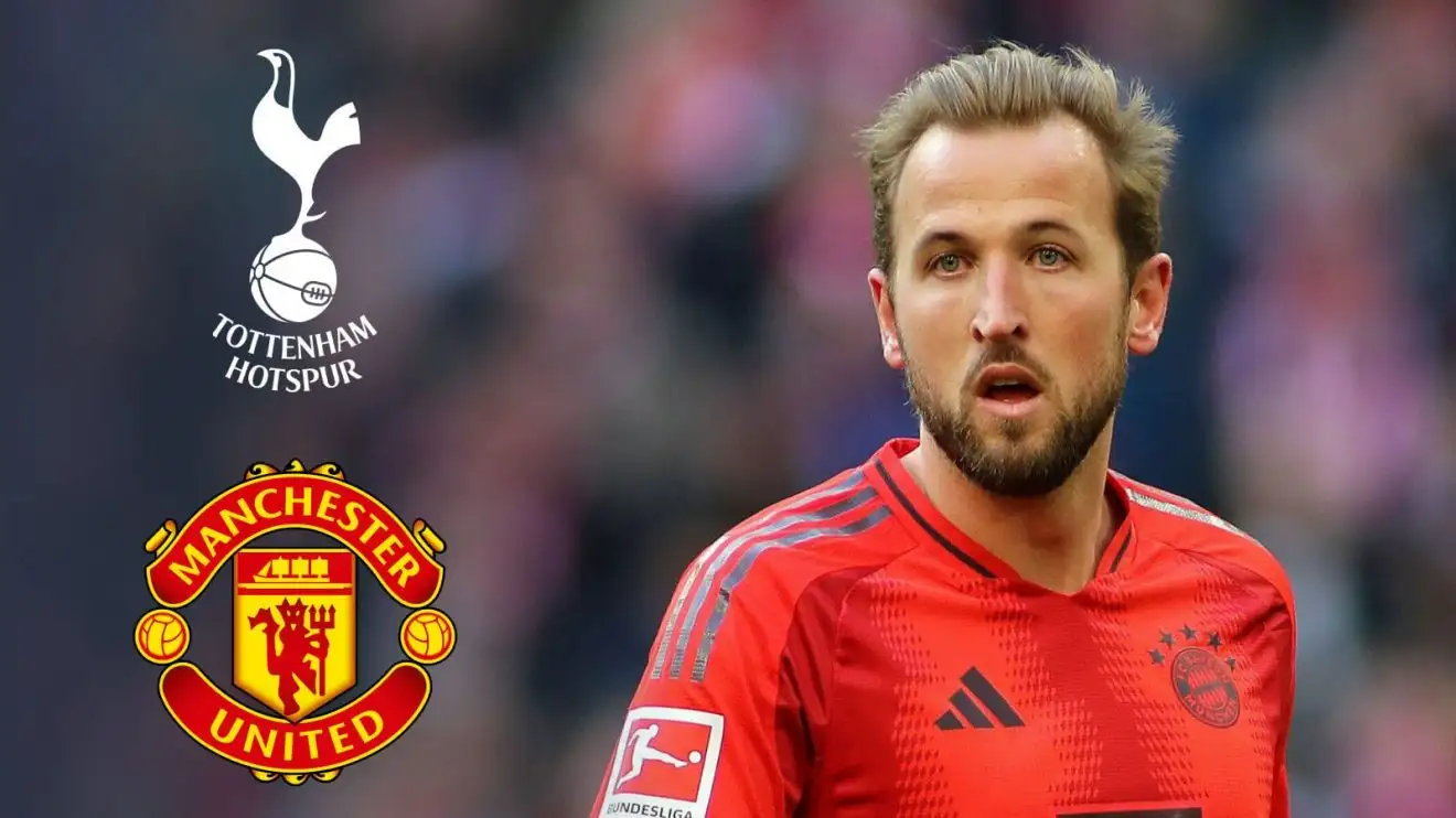 Kane to Man Utd among three options as Romano reveals Tottenham 'close deal' claim amid 'secret clause' 1 Male Utd Kane Tottenham transfer