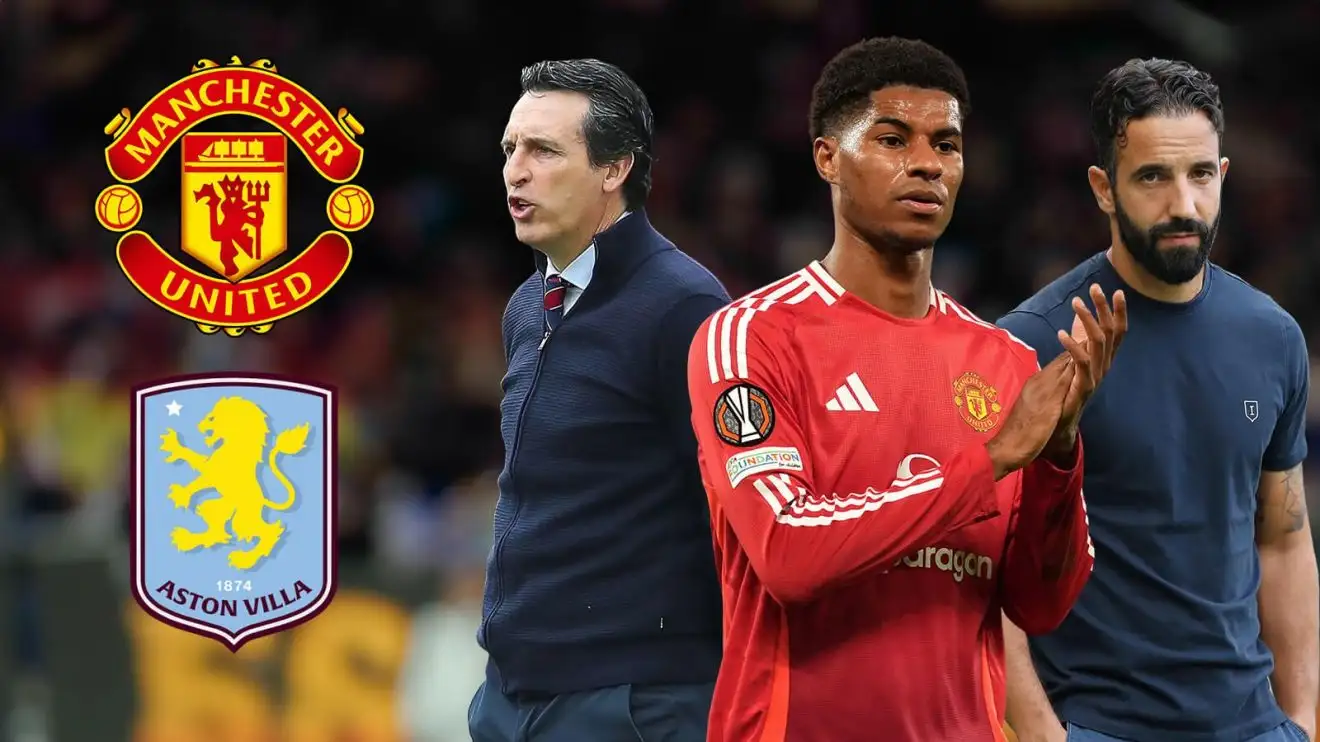 Emery drops Rashford verdict amid 'huge challenge' after Amorim reveals 'reason for leaving' Man Utd 1 Rashford Emery Amorim Suite Guy Utd
