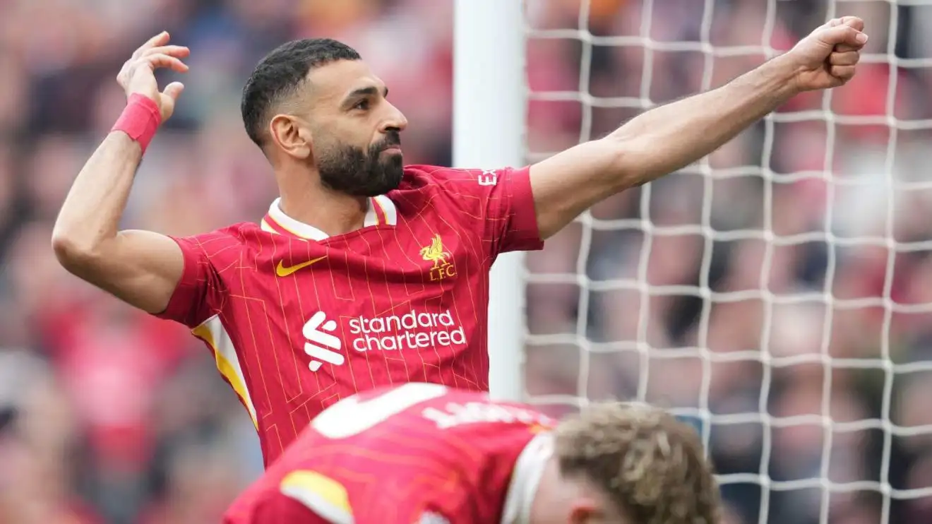 'F*****g hell' - Prem defender feels 'league is finished' as Mohamed Salah deal confirmed 1 Liverpool forward Mohamed Salah commemorates a premeditate