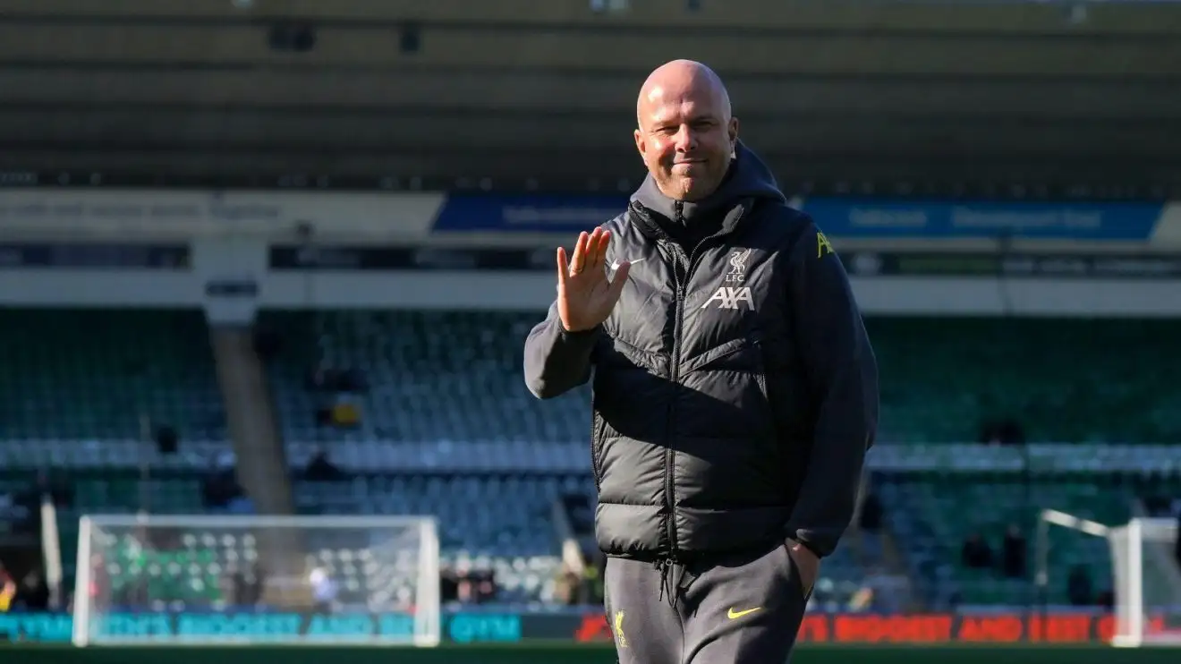 Liverpool boss Slot fires brutal dig at Man Utd over 'long ball' strategy similar to Championship side 1 Liverpool elevation pet Arne Port